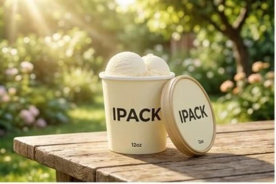 Envasos de gelat de 12 oz amb tapa